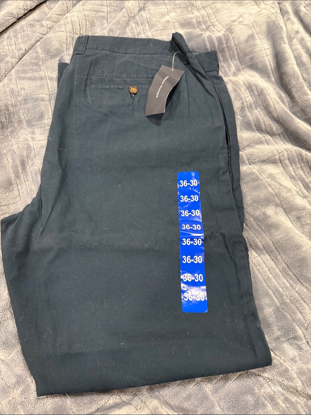 Tommy Hilfiger Black Slim Chino Pants